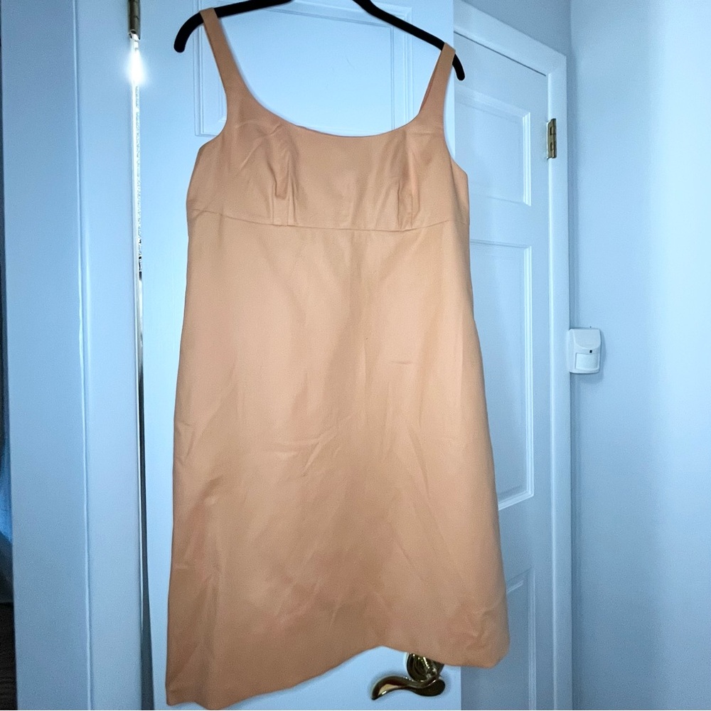 J. Crew Cotton Peach Mini Dress